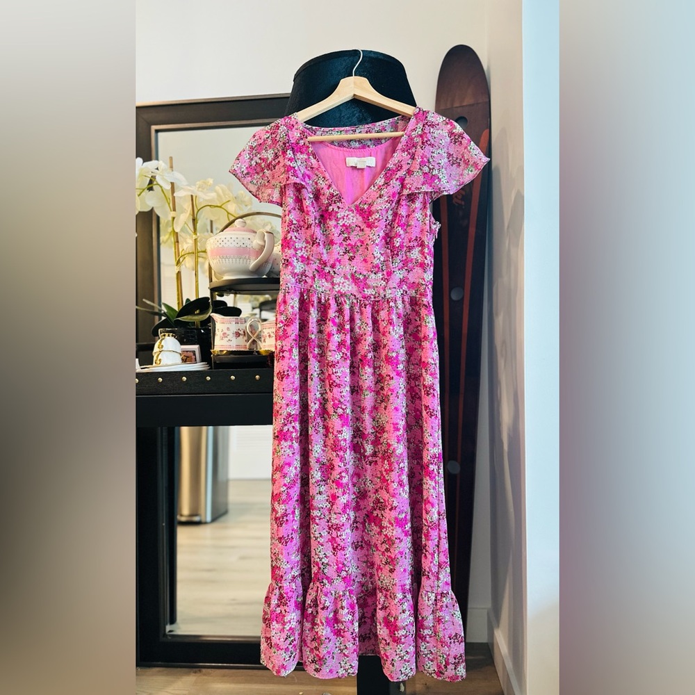 Michael Kors Pink Floral Dress